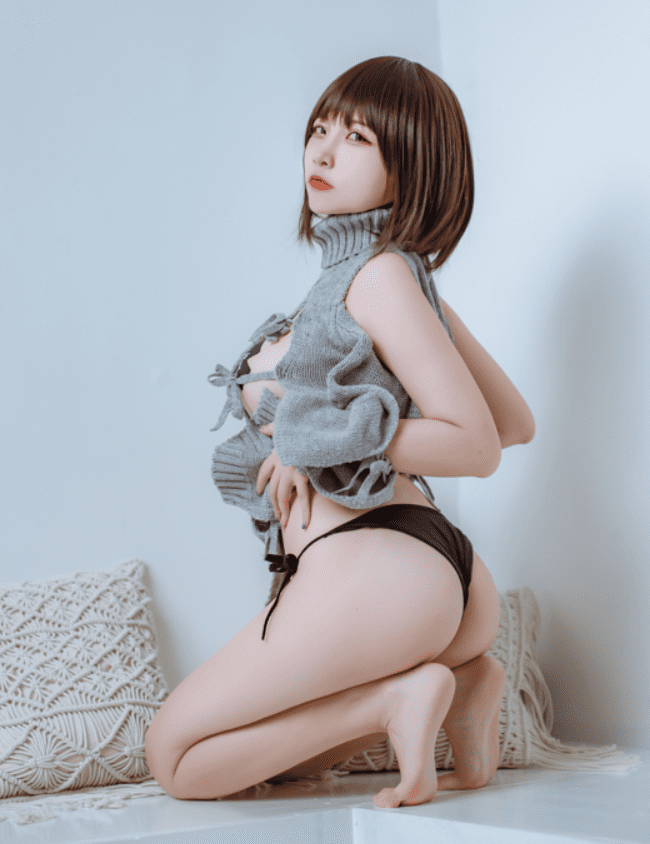 二佐Nisa-私房洞洞毛衣[66P/2V/386MB]