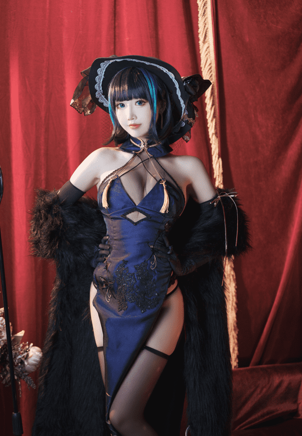 面饼仙儿–NO.108 柴郡旗袍 [21P1V-790MB]