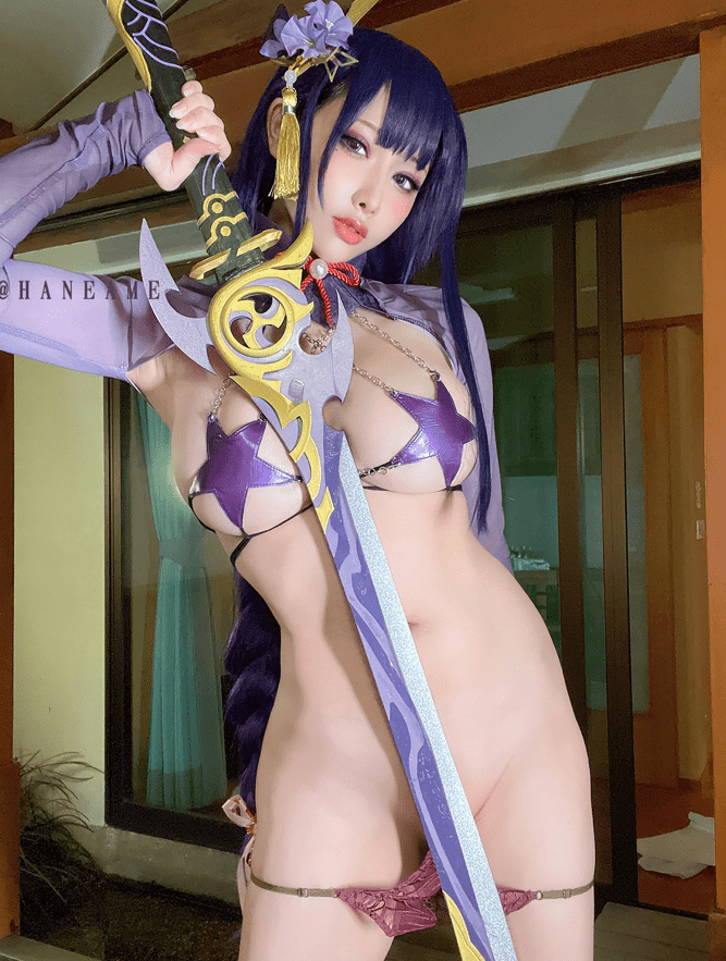 雨波_HaneAme–NO.164 原神 雷电将军 [45P-60MB]