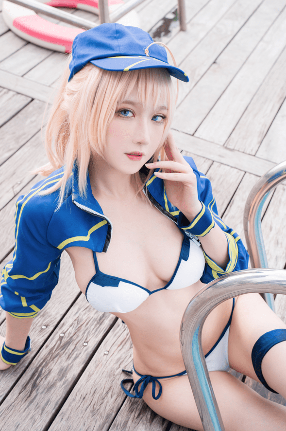 阿包也是兔娘 – NO.045 冲田总司泳装[26P-386MB]