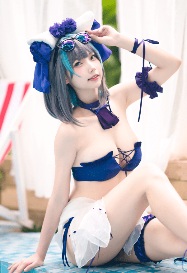 橙喵 – 柴郡着水 [16P-210MB]