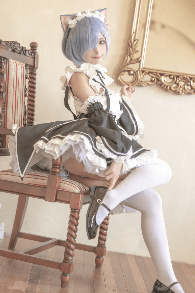 蠢沫沫 – NO.190 猫耳雷姆 [33P-318MB]