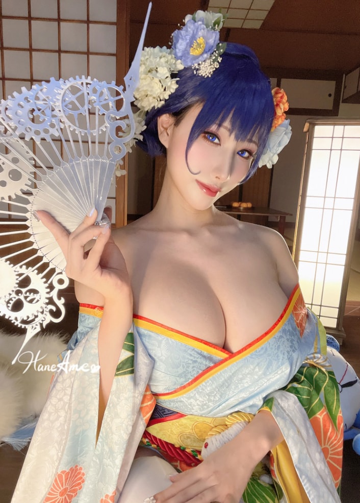 雨波_HaneAme – NO.233 對魔忍 &amp; Hololive Kronii 自拍+视频[110P18V-2.24GB]