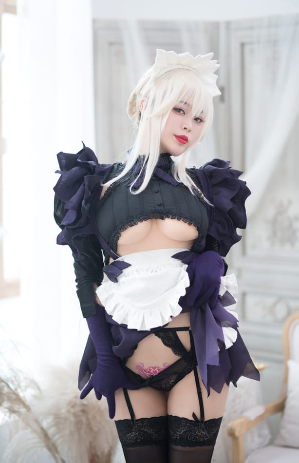 白烨 – VOL.058 黑枪呆女仆 [50P-399MB]