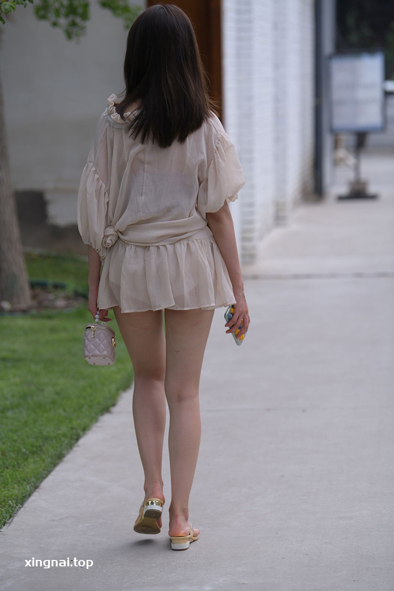 [街拍]815.褐色纱裙美女[图片/视频/6.6GB]