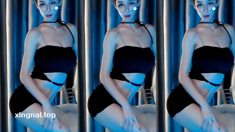 [主播]230131网易CC直播安扬学姐定制黑色套装椅子舞