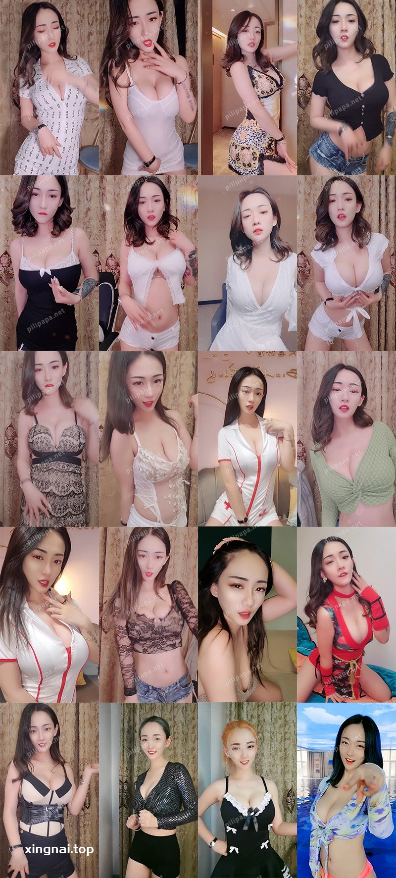 [小姐姐]快手主播一个小球球定制抖胸热舞合集[440V/7.2G]