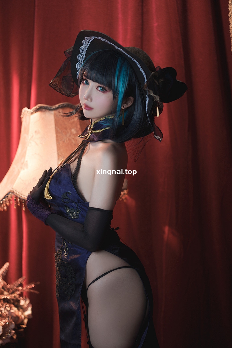 [正妹]面饼仙儿柴郡旗袍音乐绚烂[21P/1V/790MB]