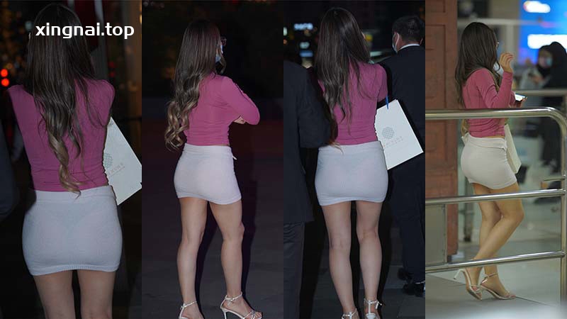 [街拍]白色包臀裙美女[234P/3.21GB]