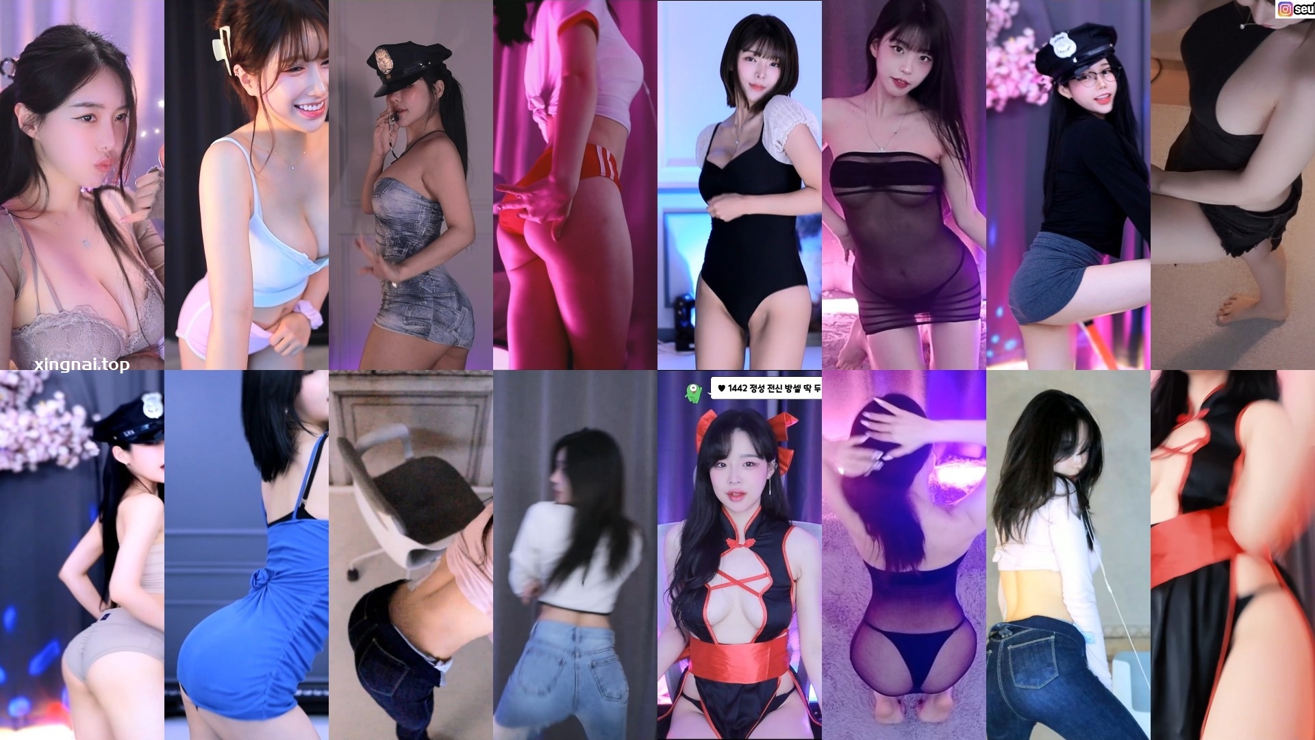 [主播]AfreecaTv韩国BJ 24年4月15日录制舞蹈合集