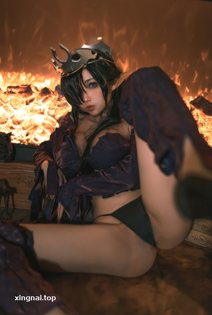 杏仁曲奇 – NO.12 黑兽 精灵女王 [60P-515M]