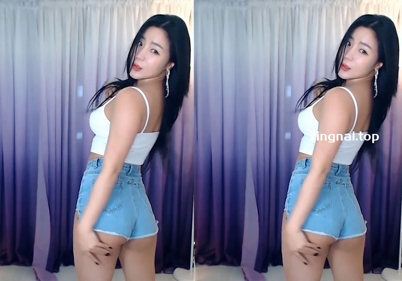 [主播]레이샤 Laysha 고은 低胸牛仔短裤性感热舞