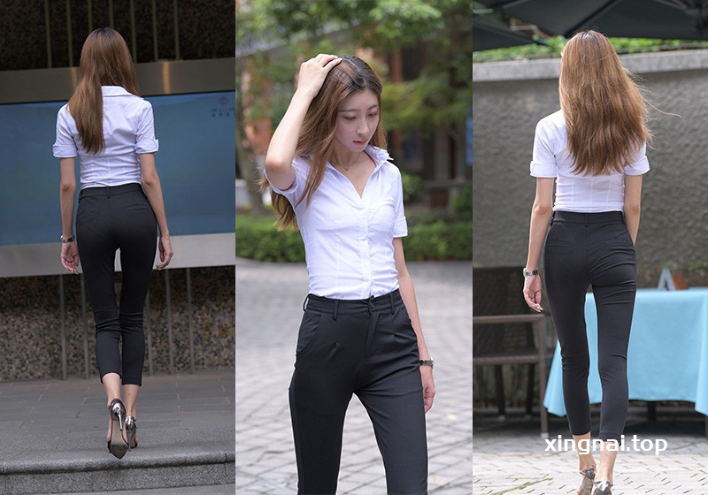 [街拍]843.黑色西裤美女[图片/7.73G]
