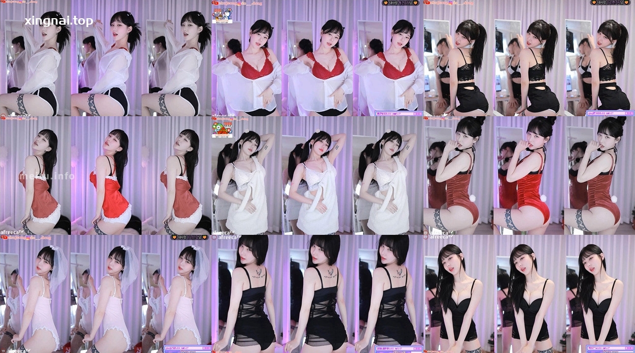 [主播]AfreecaTv韩国BJ邱珍22年12月精选舞蹈合集[62V/19G]