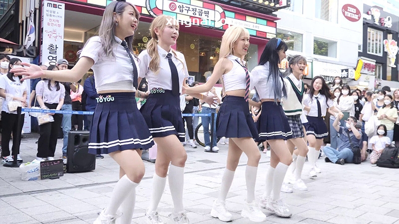 [饭拍]韩国弘大街头Babys to You合作演出