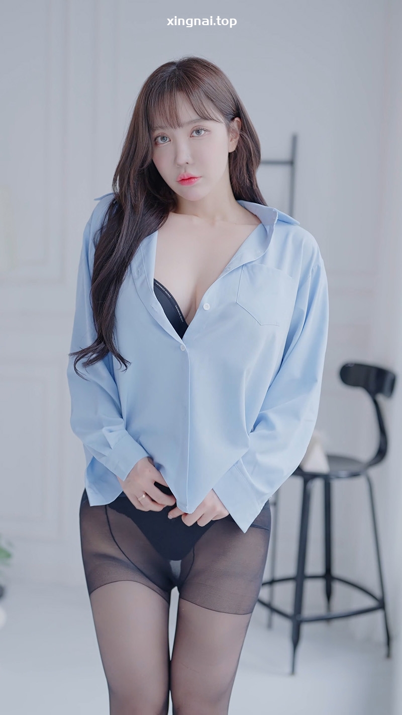 [写真]Lookbook时装秀韩国模特男士浪漫衬衫丝袜内衣试穿