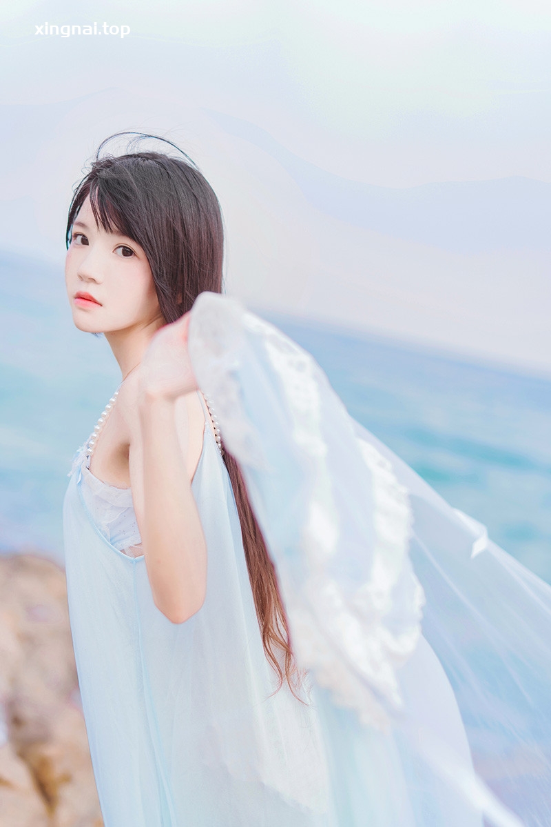 罗莉风COS桜桃喵蓝色长裙[14P/245MB]