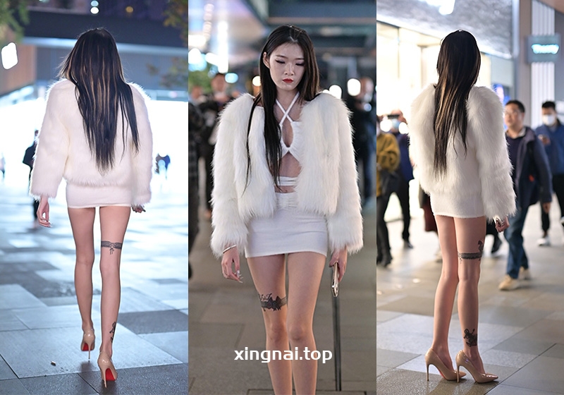 [街拍]F221.菲菲白短裙[视频/3.07G]