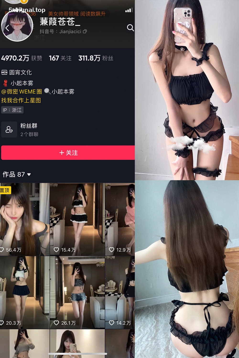 抖音 蒹葭苍苍 微密圈  NO.031期 【35P】最新至：2024.8.17