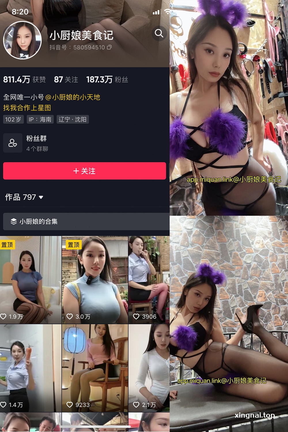 抖音 小厨娘美食记 微密圈  NO.030期 【10P1V】最新至：2023.11.07