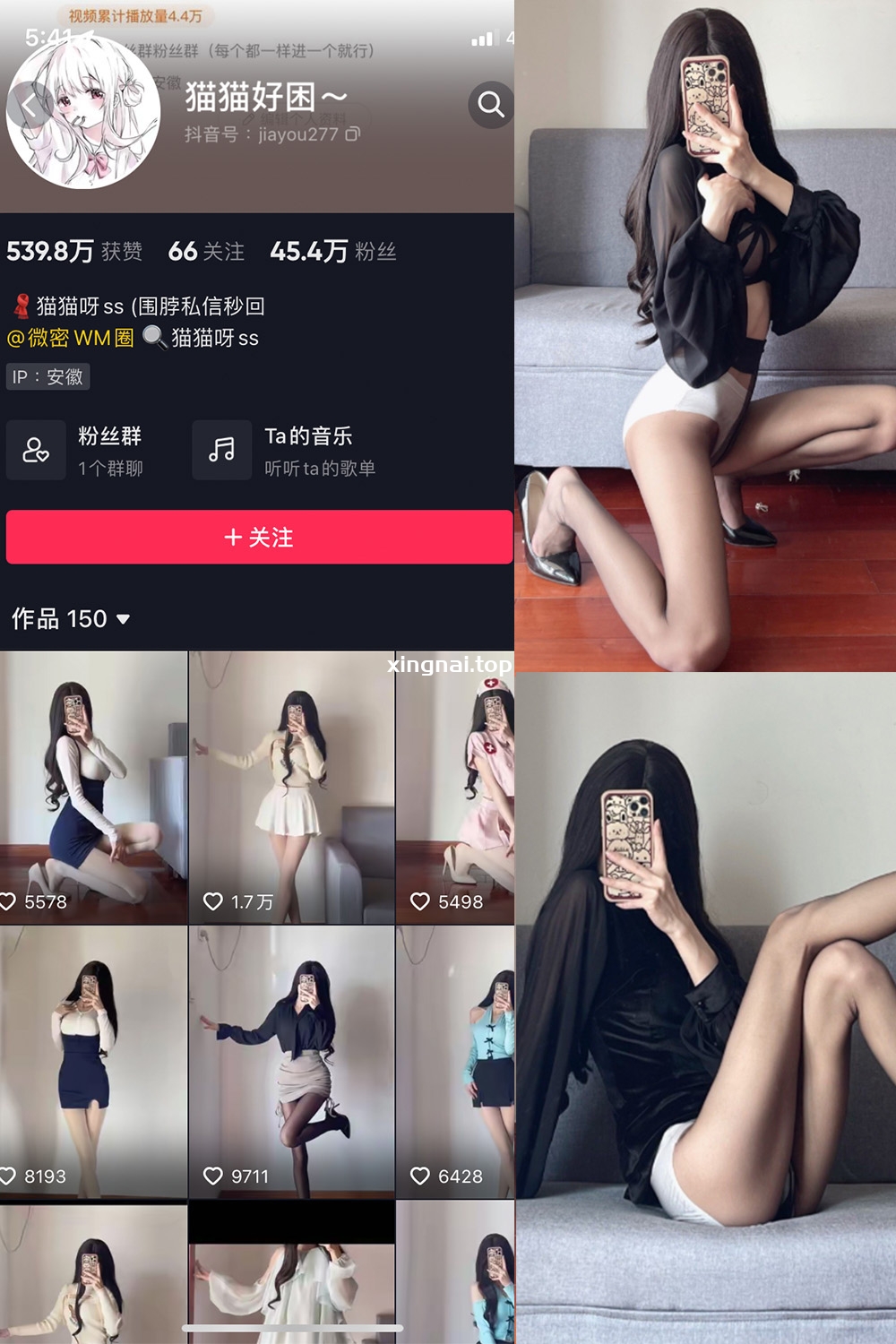 抖音 猫猫好困 微密圈  NO.033期 【21P】最新至：2024.9.10