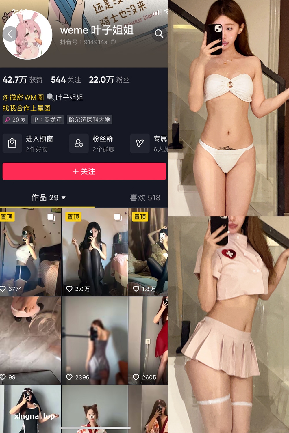 抖音 叶子姐姐 微密圈  NO.006期 【23P1V】