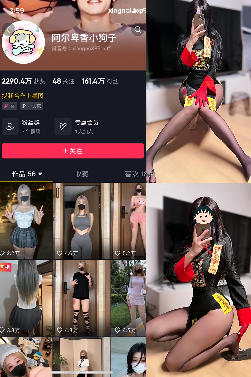 抖音 阿尔卑香小狗子 微密圈  NO.036期 【21P1V】最新至：2023.11.10