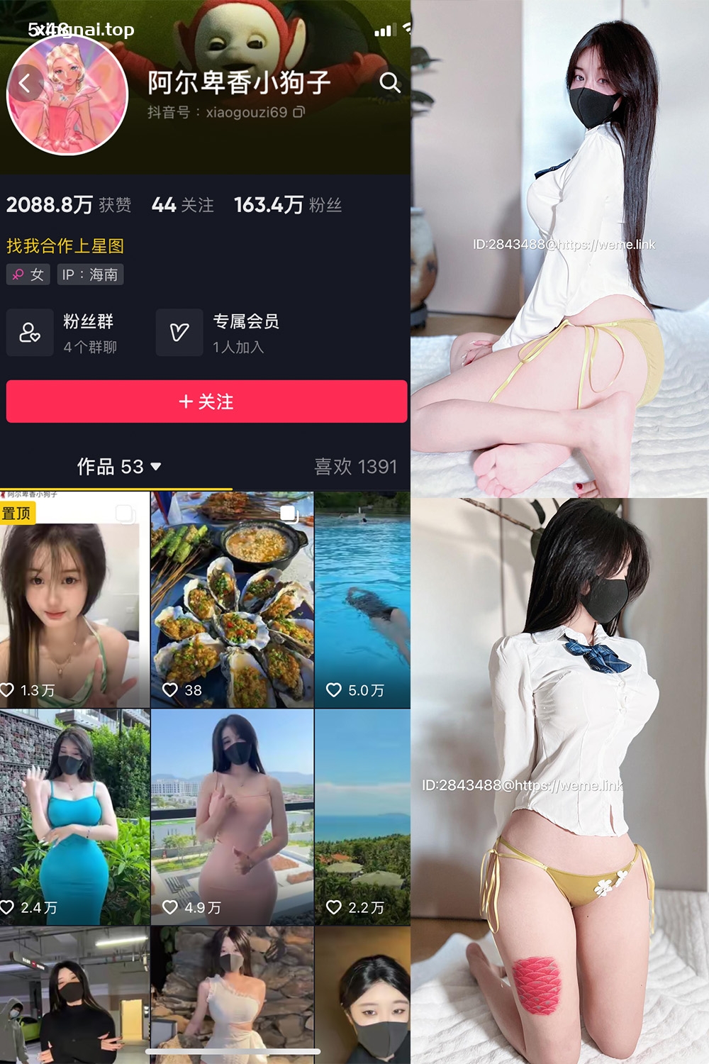 抖音 阿尔卑香小狗子 微密圈  NO.010期 【39P】最新至：2023.7.5