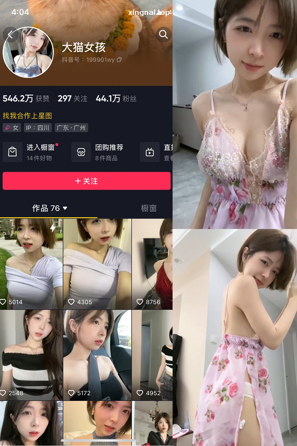 抖音 大猫女孩 微密圈  NO.006期 【17P5V】最新至：2023.6.22