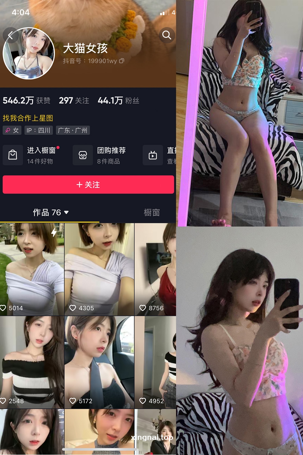 抖音 大猫女孩 微密圈  NO.001期 【38P8V】