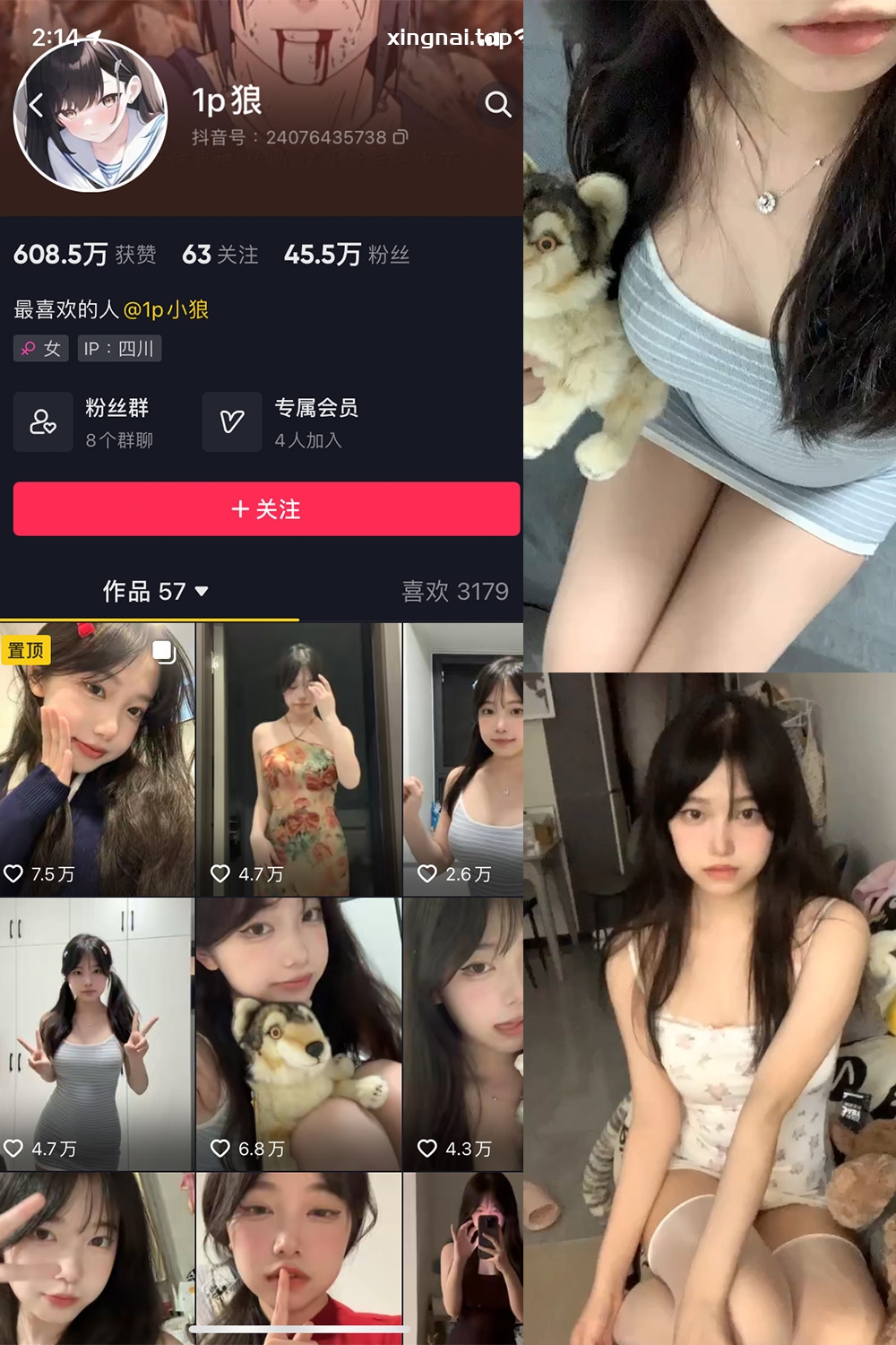 抖音 1p狼 微密圈  NO.003期 【21P11V】