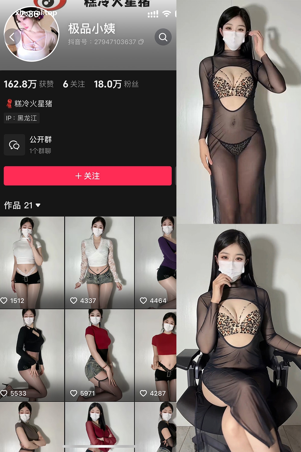 抖音 极品小姨 微密圈  NO.017期 【6P4V】最新至：2025.4.7