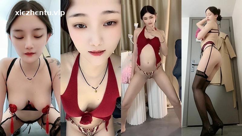 [小姐姐]快手主播小明哥哥乳贴节奏热舞情趣8分10