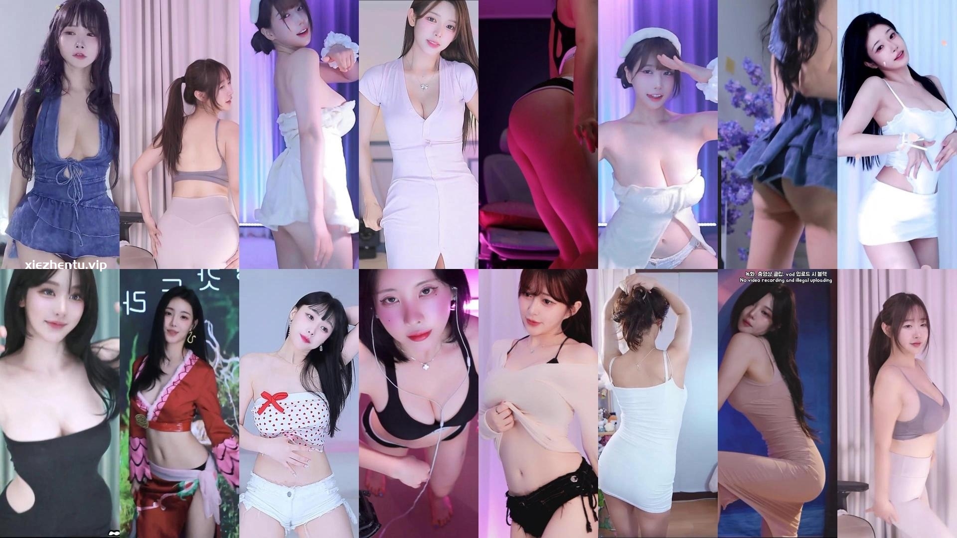 [主播]Sooplive韩国BJ 2025年8月7日录制舞蹈合集