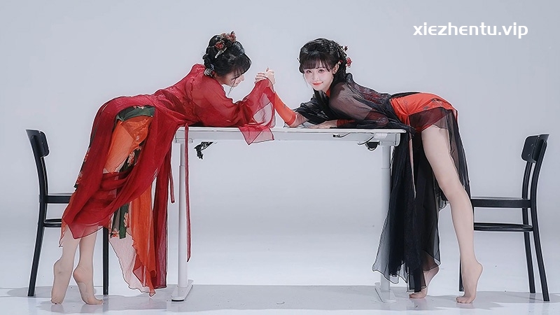 [主播]B站UP主#紫颜-小仙紫#晓丹小仙女儿 双倍旗袍舞蹈4K版