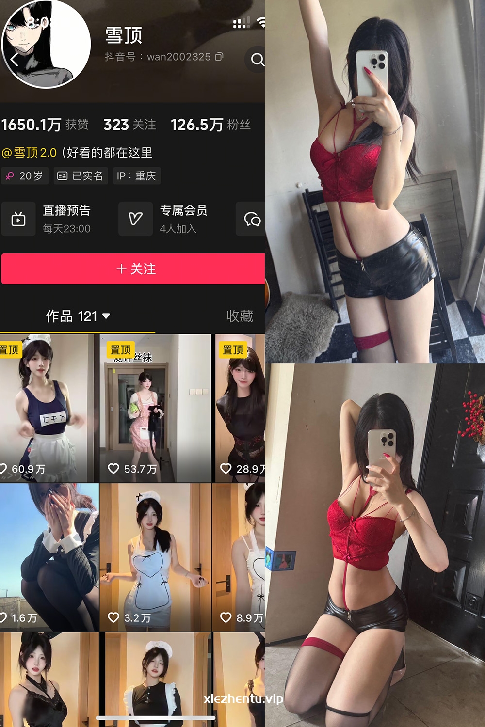 抖音 雪顶 岛遇 NO.009期 【26P1V】最新至：2025.8.16