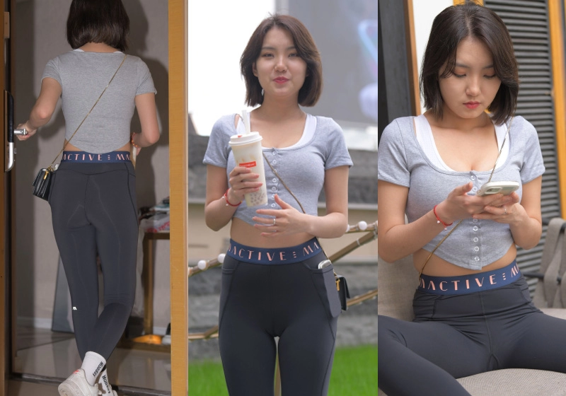 [街拍]M919.黑色瑜伽裤美女[视频/图片/21.88G]