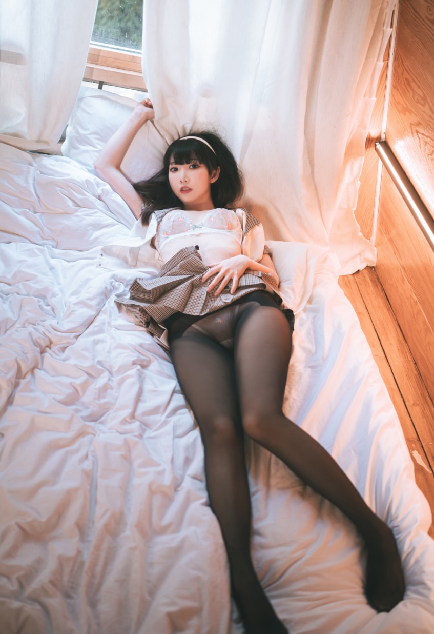 面饼仙儿 NO.146 黑丝露营JK[40P-485MB]