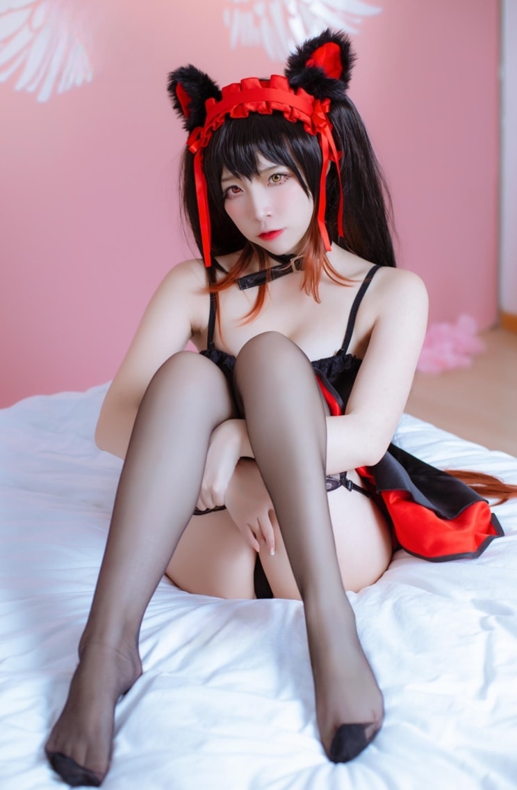 二佐Nisa – NO.223 约会大作战 狂三黑色睡衣 [30P-305MB]