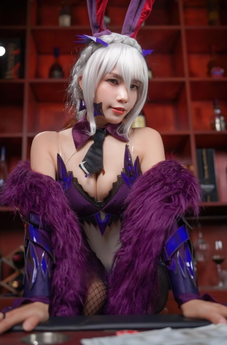 Neko薇薇 NO.14 FGO 黑枪呆兔女郎 [18P-130MB]