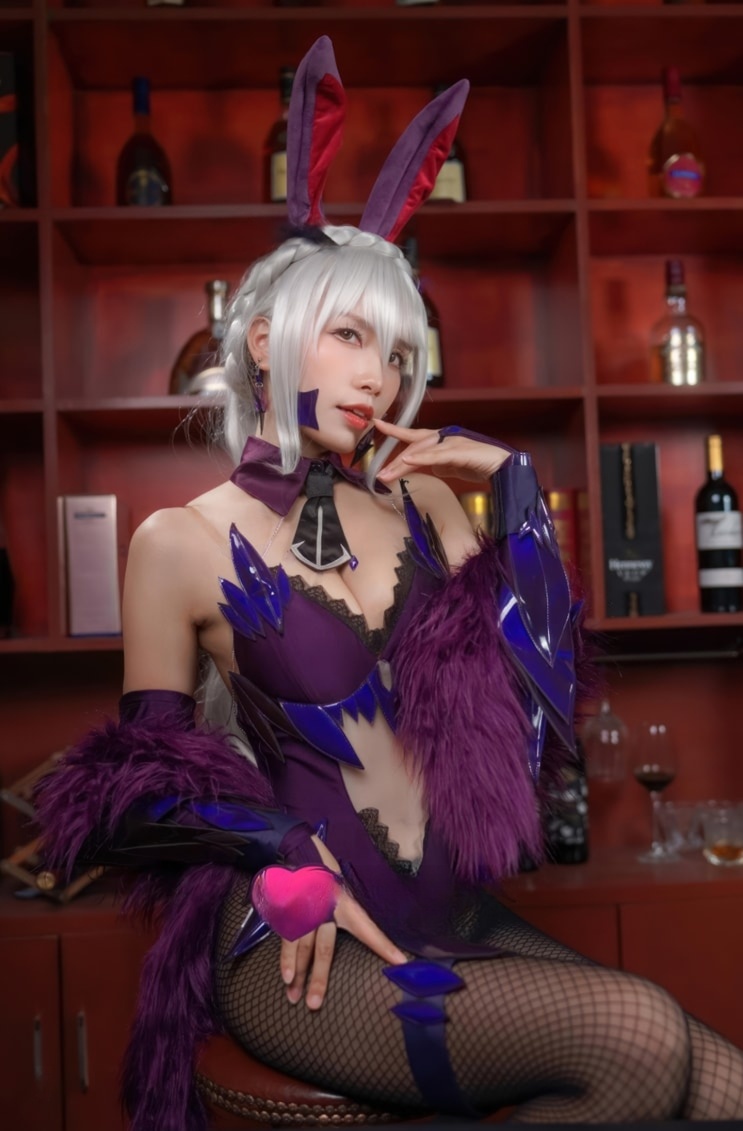 Neko薇薇 NO.14 FGO 黑枪呆兔女郎 [18P-130MB]