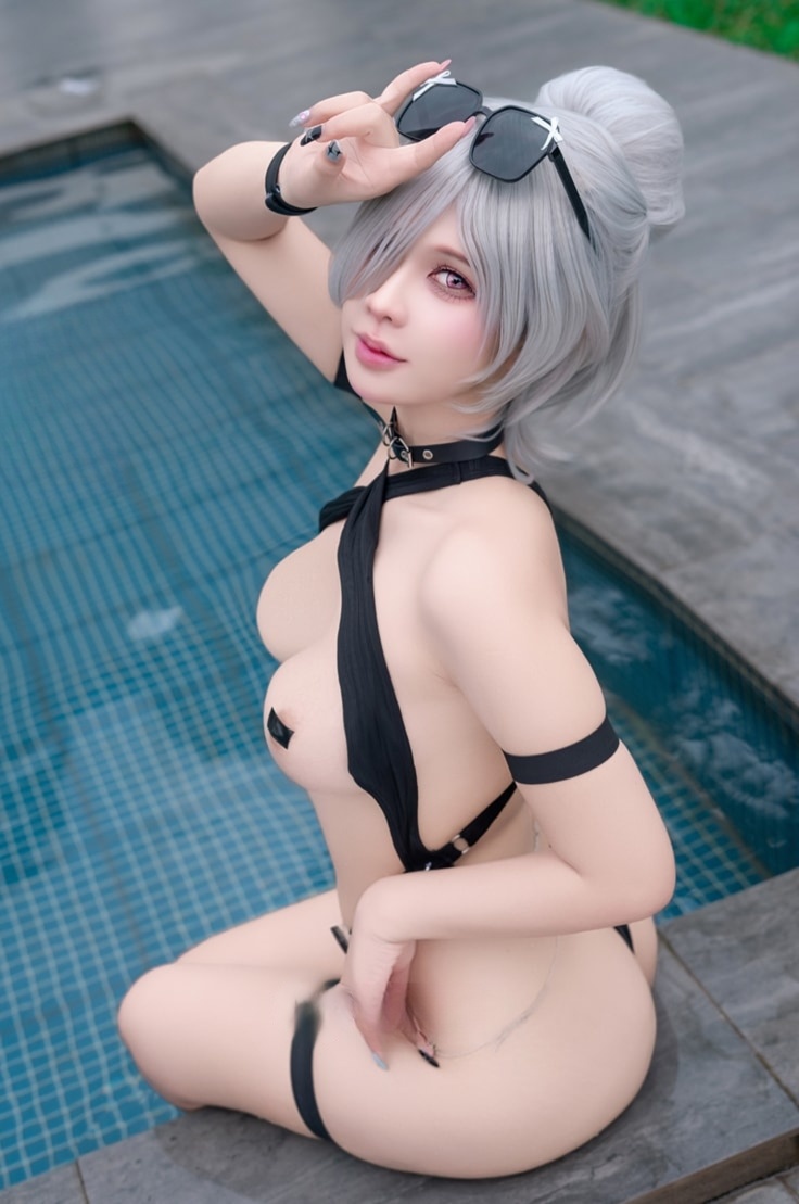 Pyoncos (ピオン) – Cinderella Black Bikini – NIKKE[88P2V-1.14GB]